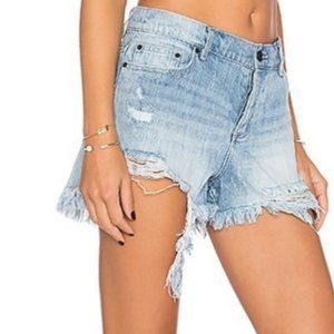 The Fifth Label Lo Stress Size 31 Blue Shorts Jeans